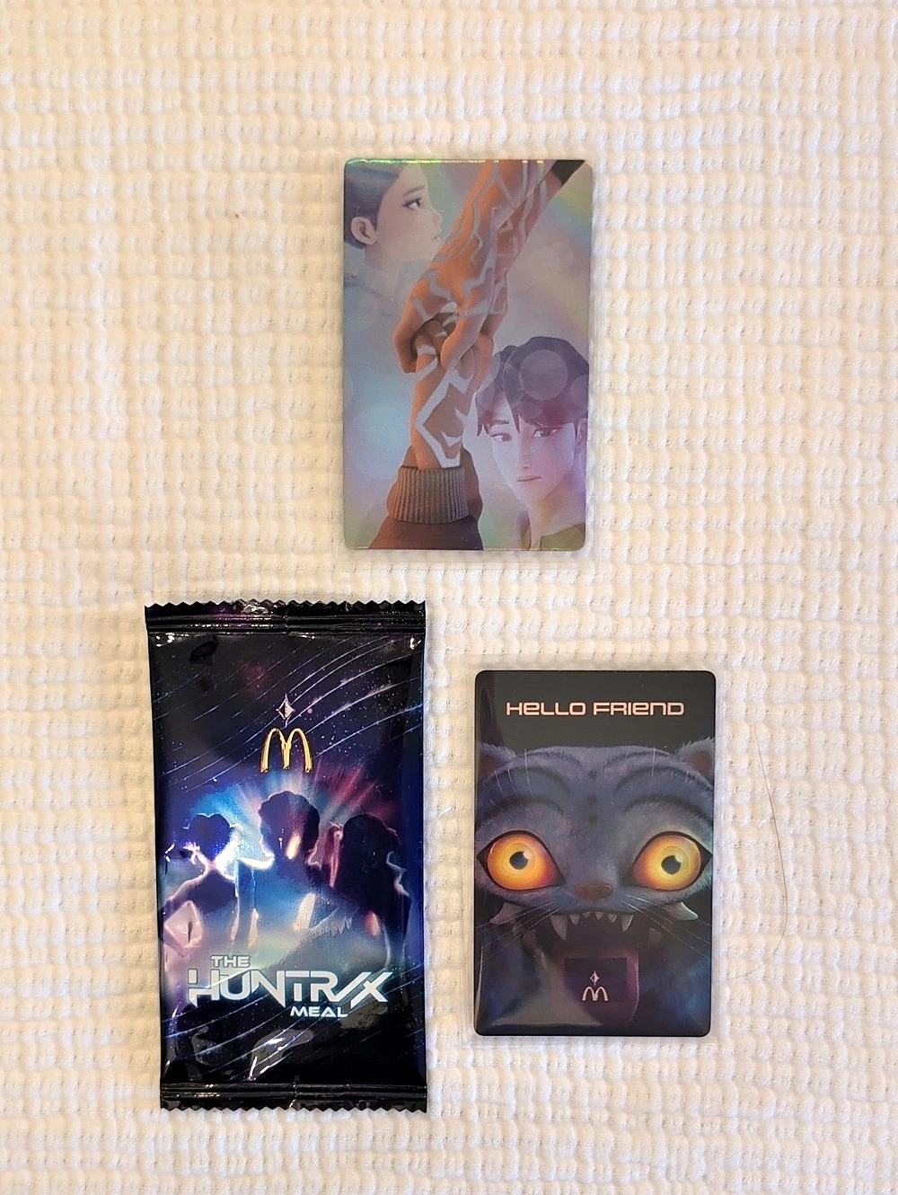 Ultra Rare McDonald's KPOP DEMON HUNTERS Huntrix Meal Rumi Card Holo Triple Star